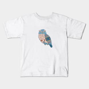 Folk Art Owl Kids T-Shirt